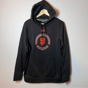 San Francisco Giants Baseball Hoodie Men’s M Under Armour Black Pullover MLB